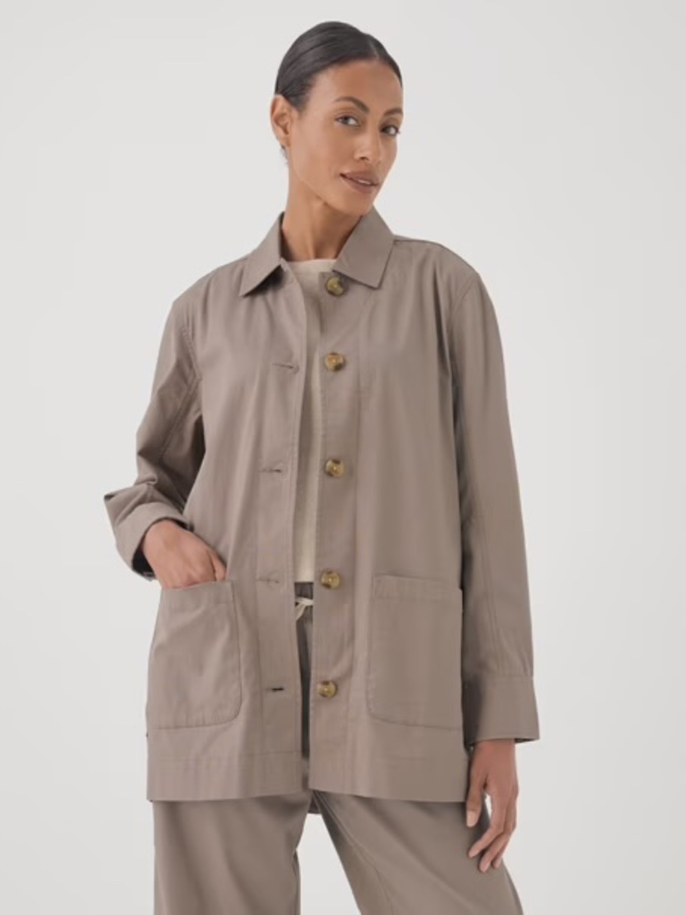 Pact trench coat